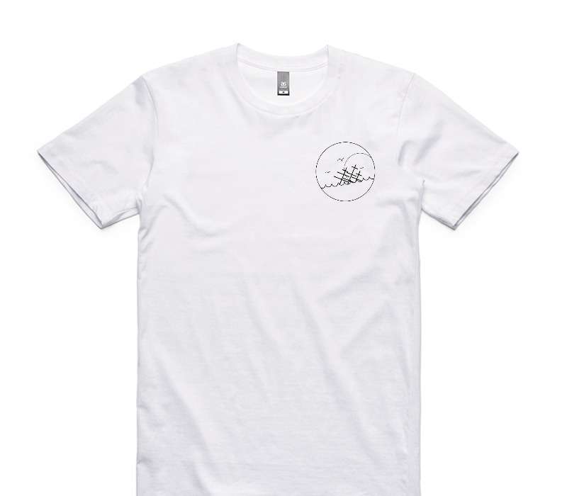 Custom AS Colour 100% Cotton White T-Shirt