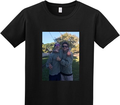 Custom Adult Soft Style 100% Cotton Black T-Shirt