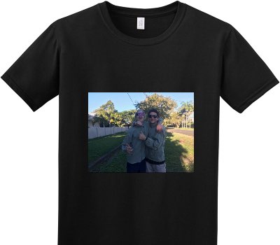Custom Adult Soft Style 100% Cotton Black T-Shirt