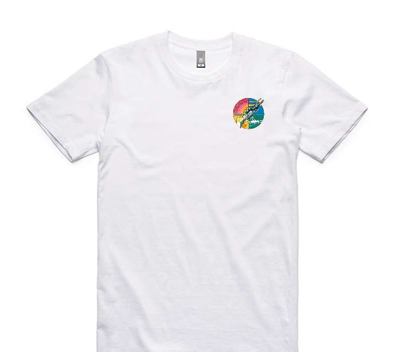 Custom AS Colour 100% Cotton White T-Shirt