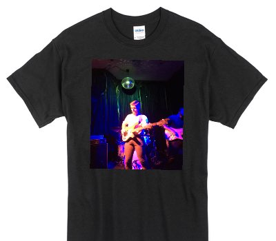 Custom Gildan 100% Cotton Black T-Shirt