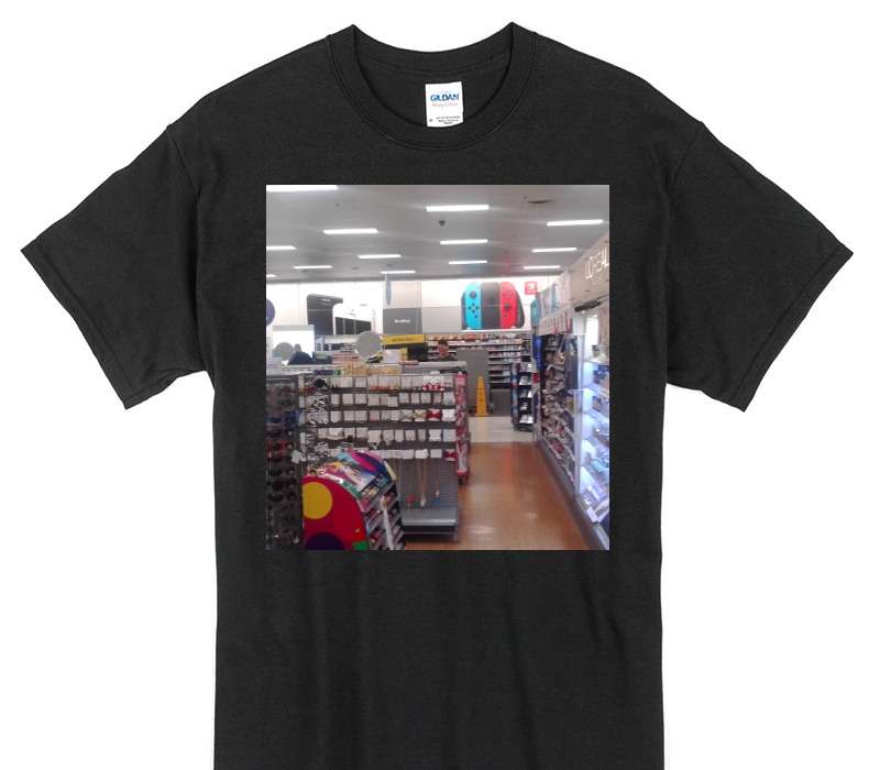 Custom Gildan 100% Cotton Black T-Shirt