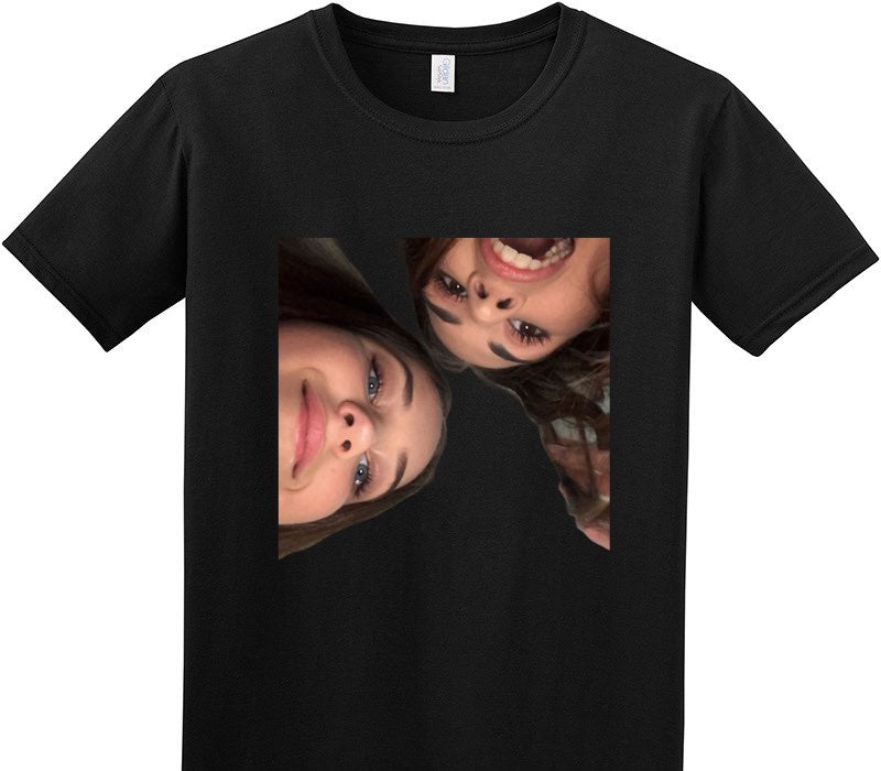 Custom Adult Soft Style 100% Cotton Black T-Shirt