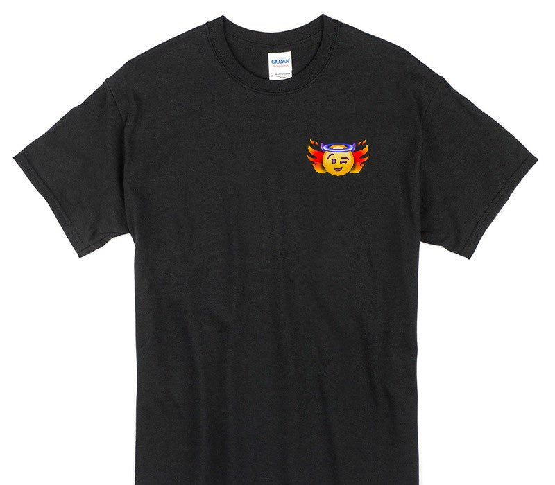 Custom Gildan 100% Cotton Black T-Shirt