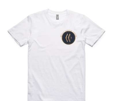 Custom AS Colour 100% Cotton White T-Shirt