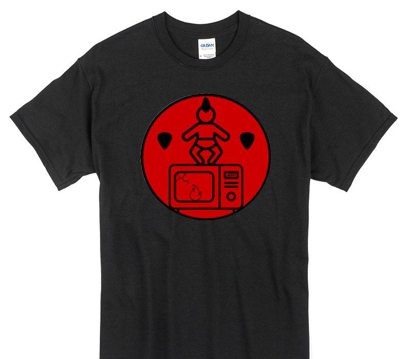 Custom Gildan 100% Cotton Black T-Shirt