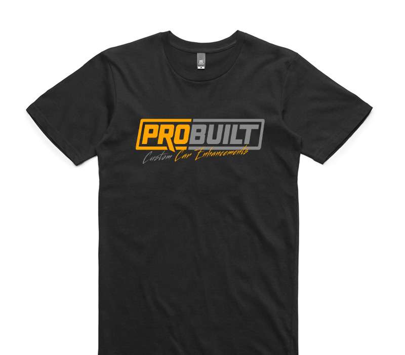 Custom AS Colour 100% Cotton Black T-Shirt