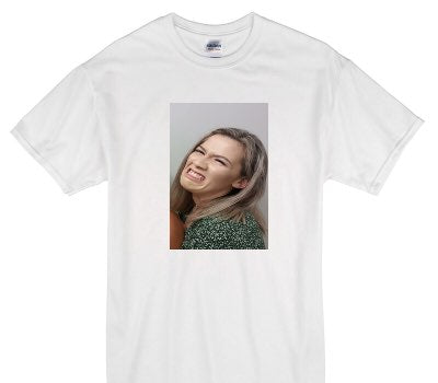 Custom Gildan 100% Cotton White T-Shirt