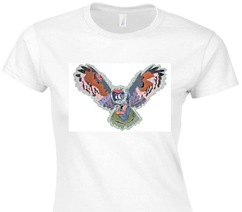 Custom Womens Soft Style 100% Cotton White T-Shirt