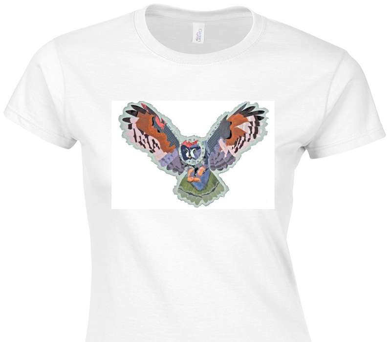 Custom Womens Soft Style 100% Cotton White T-Shirt