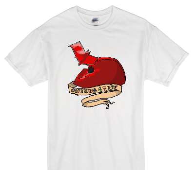 Custom Gildan 100% Cotton White T-Shirt