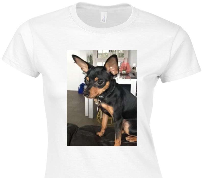 Custom Womens Soft Style 100% Cotton White T-Shirt