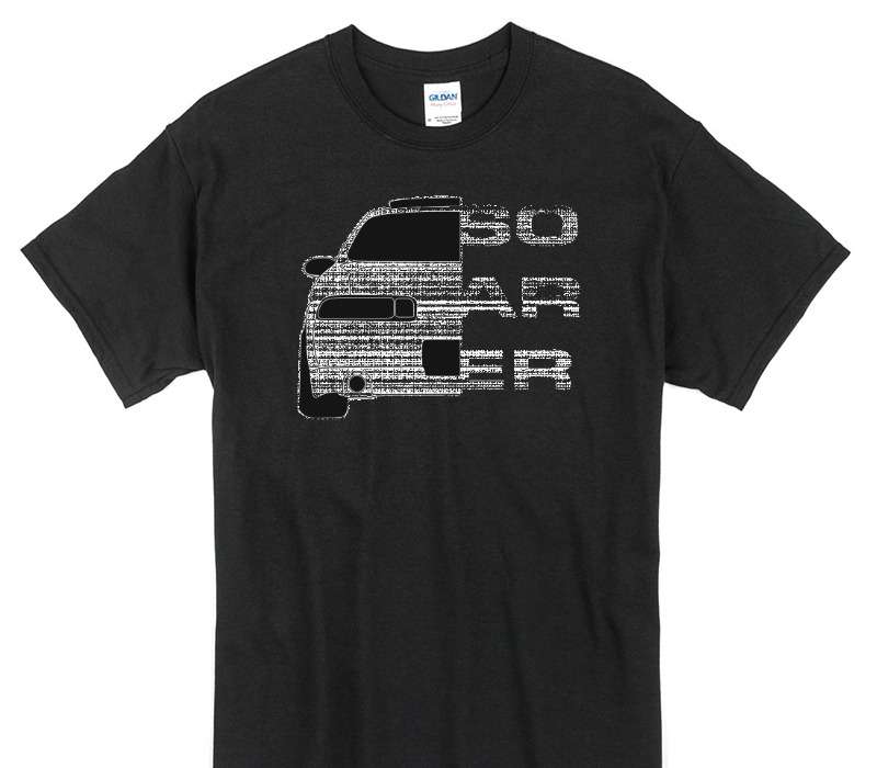 Custom Gildan 100% Cotton Black T-Shirt