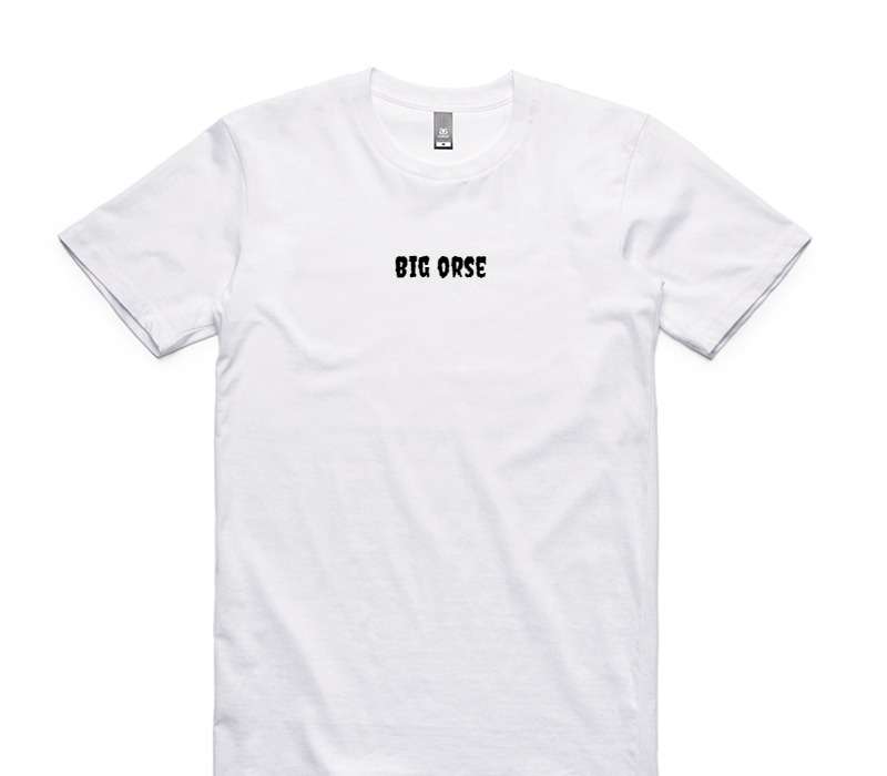 Custom AS Colour 100% Cotton White T-Shirt