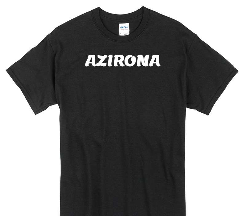 Custom Gildan 100% Cotton Black T-Shirt
