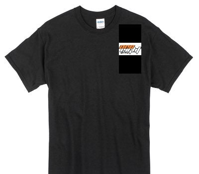 Custom Gildan 100% Cotton Black T-Shirt