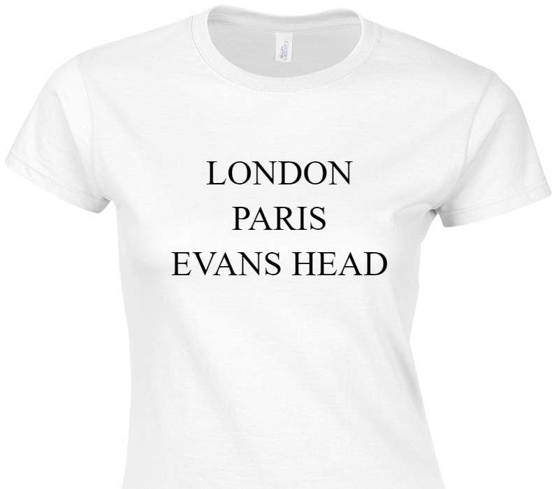 Custom Womens Soft Style 100% Cotton White T-Shirt