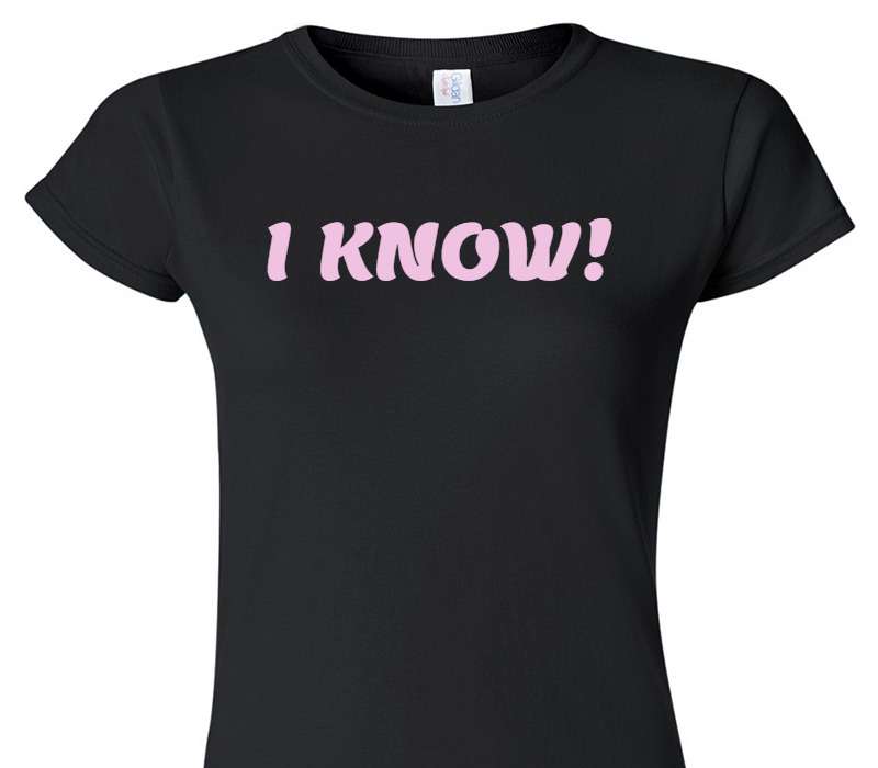 Custom Womens Soft Style 100% Cotton Black T-Shirt