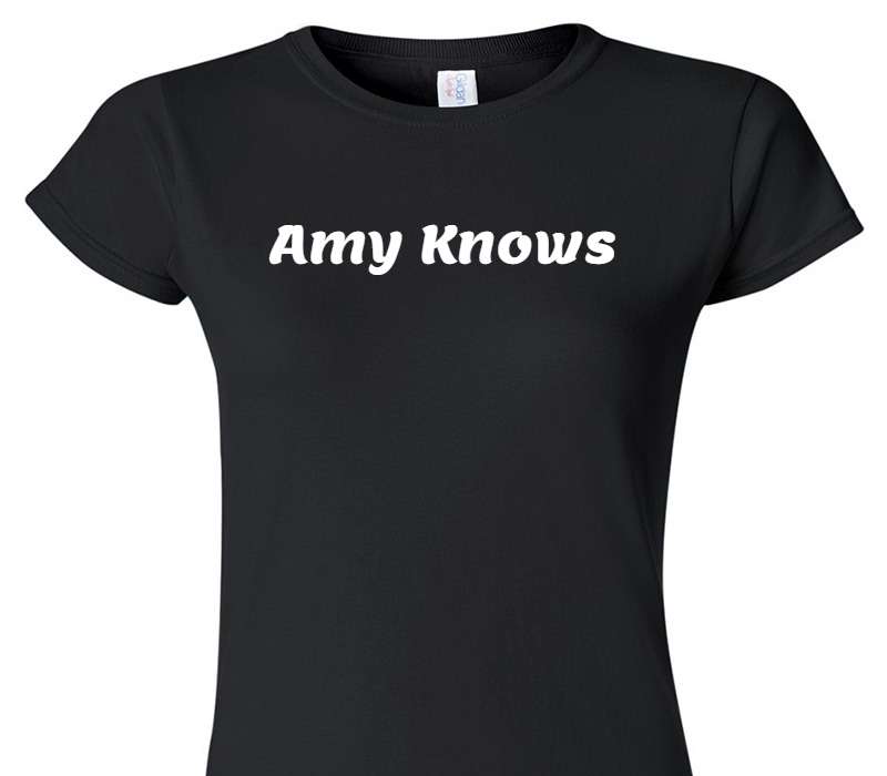 Custom Womens Soft Style 100% Cotton Black T-Shirt