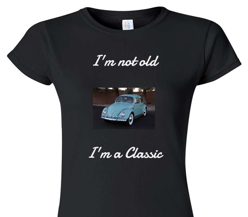 Custom Womens Soft Style 100% Cotton Black T-Shirt