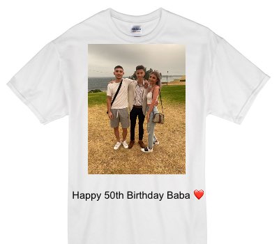 Custom Gildan 100% Cotton White T-Shirt