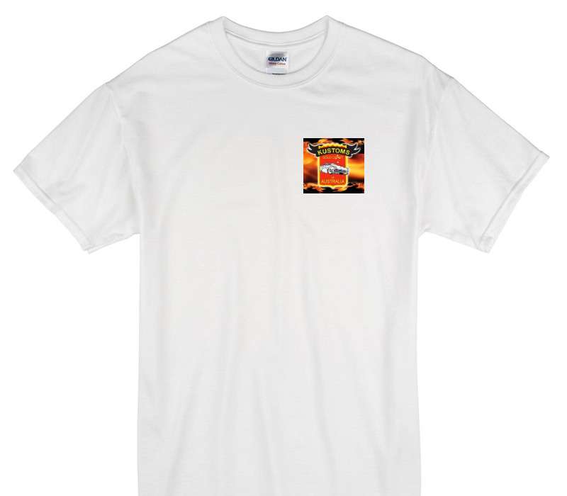 Custom Gildan 100% Cotton White T-Shirt