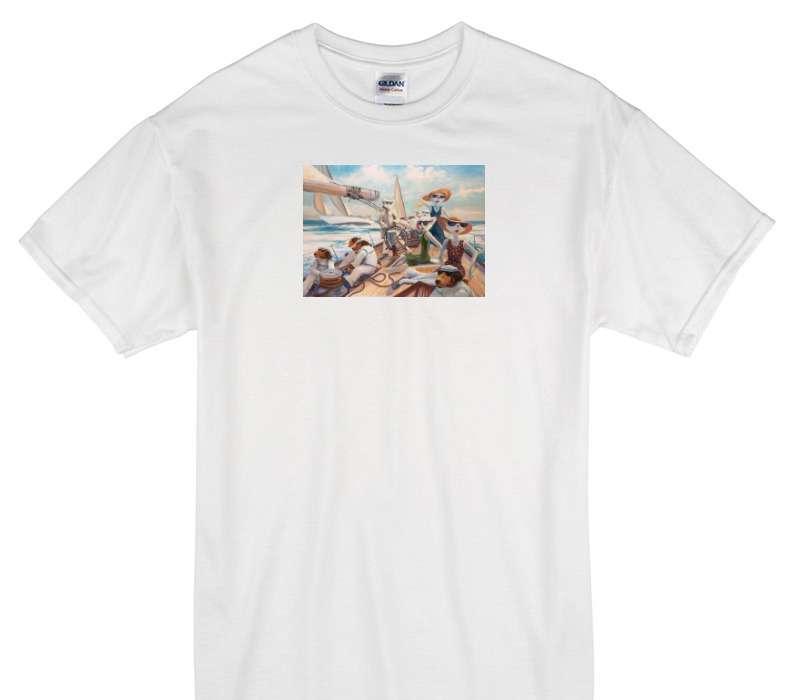 Custom Gildan 100% Cotton White T-Shirt