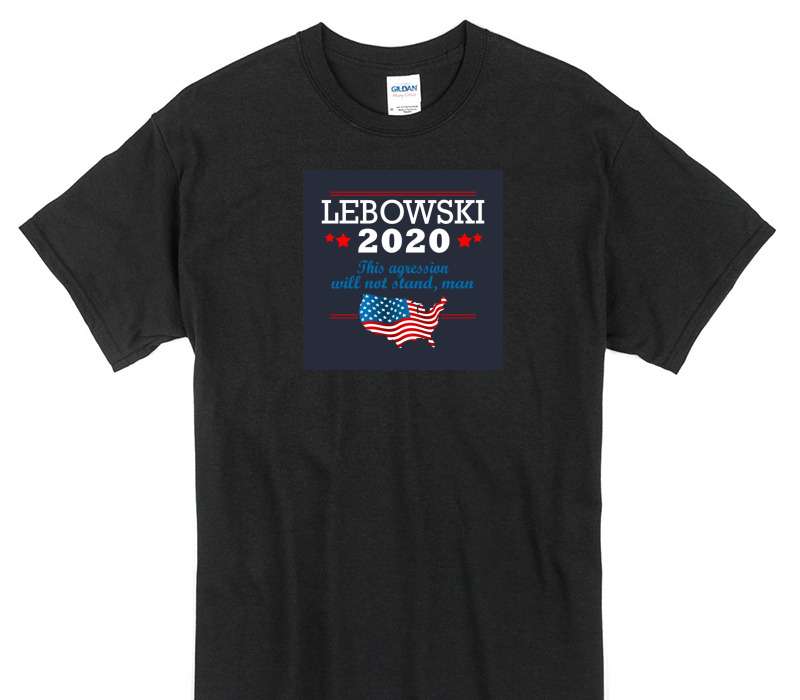 Custom Gildan 100% Cotton Black T-Shirt