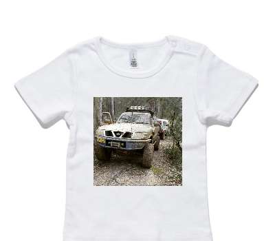 Custom AS Colour White Baby T-Shirt