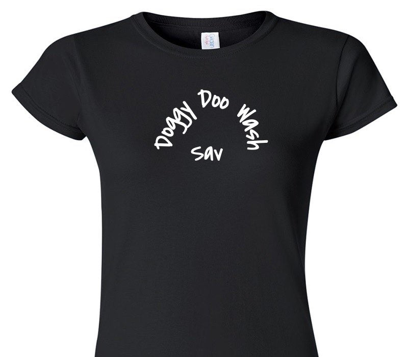 Custom Womens Soft Style 100% Cotton Black T-Shirt