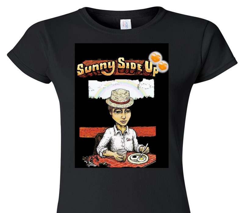 Custom Womens Soft Style 100% Cotton Black T-Shirt