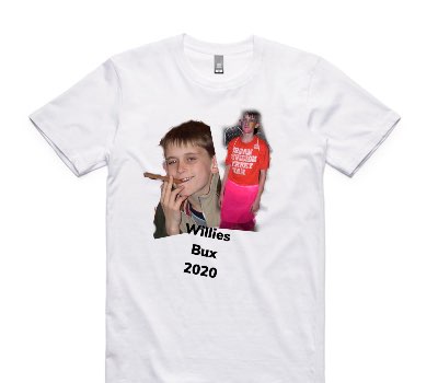 Custom AS Colour 100% Cotton White T-Shirt