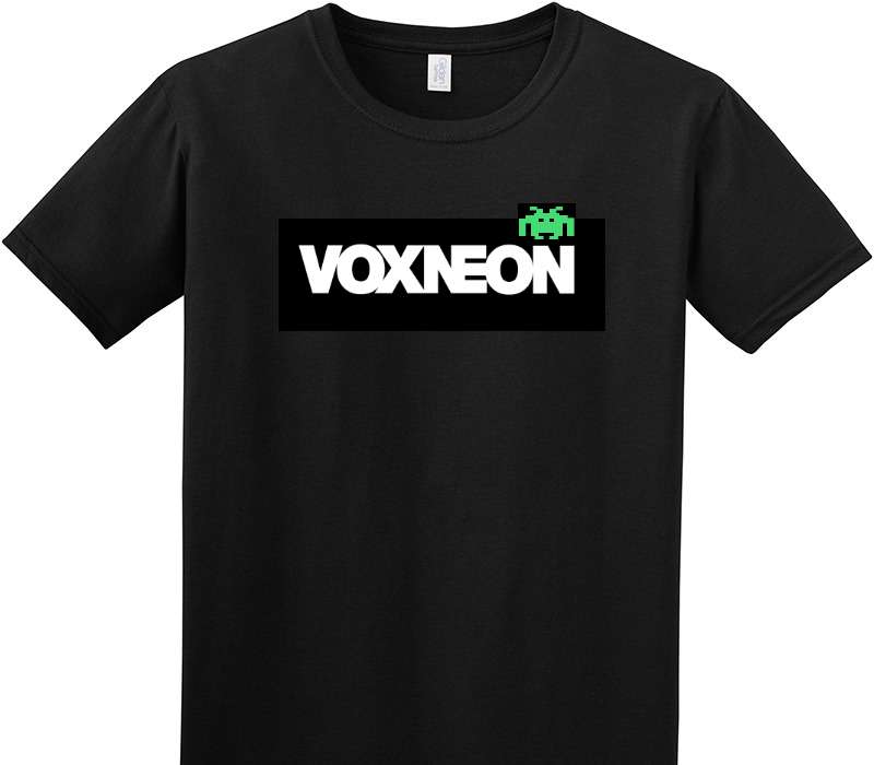 Custom Adult Soft Style 100% Cotton Black T-Shirt