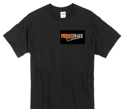 Custom Gildan 100% Cotton Black T-Shirt