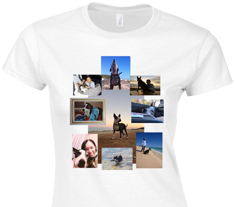 Custom Womens Soft Style 100% Cotton White T-Shirt