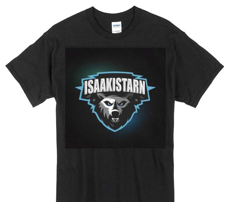 Custom Gildan 100% Cotton Black T-Shirt