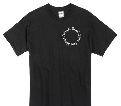 Custom Gildan 100% Cotton Black T-Shirt