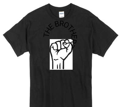 Custom Gildan 100% Cotton Black T-Shirt