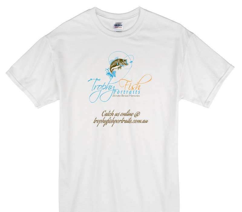 Custom Gildan 100% Cotton White T-Shirt
