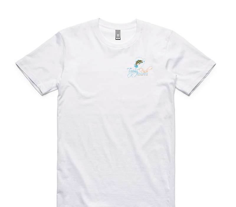 Custom AS Colour 100% Cotton White T-Shirt