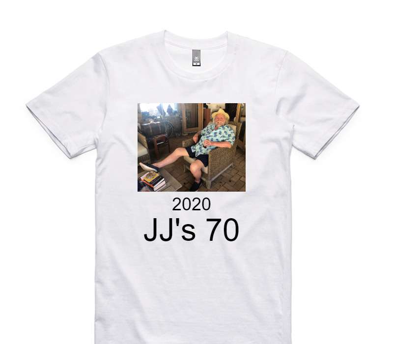 Custom AS Colour 100% Cotton White T-Shirt