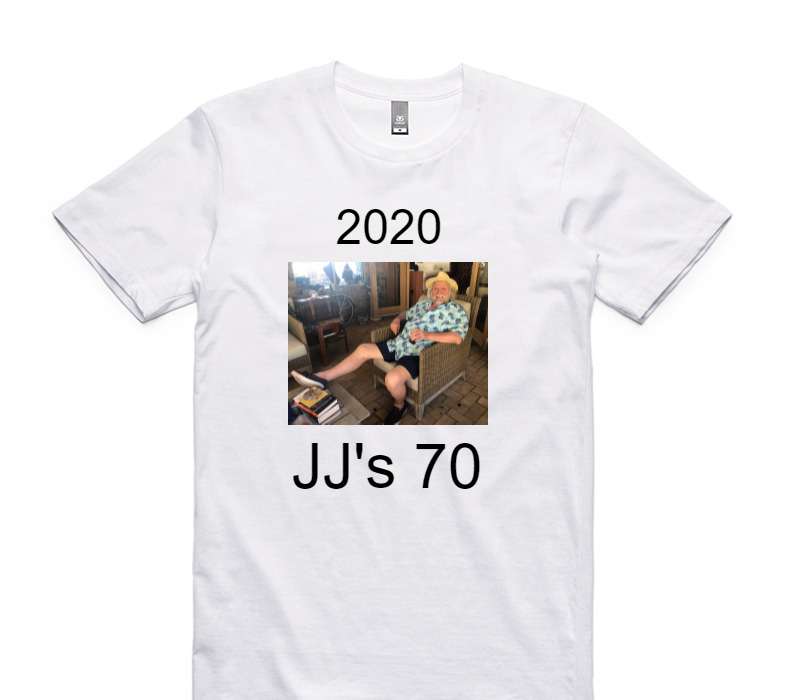 Custom AS Colour 100% Cotton White T-Shirt