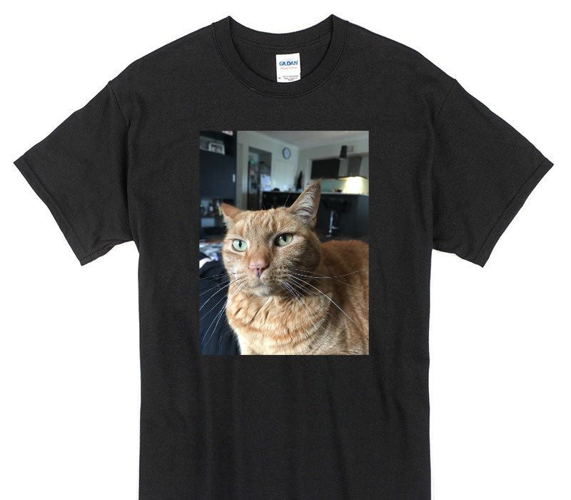 Custom Gildan 100% Cotton Black T-Shirt