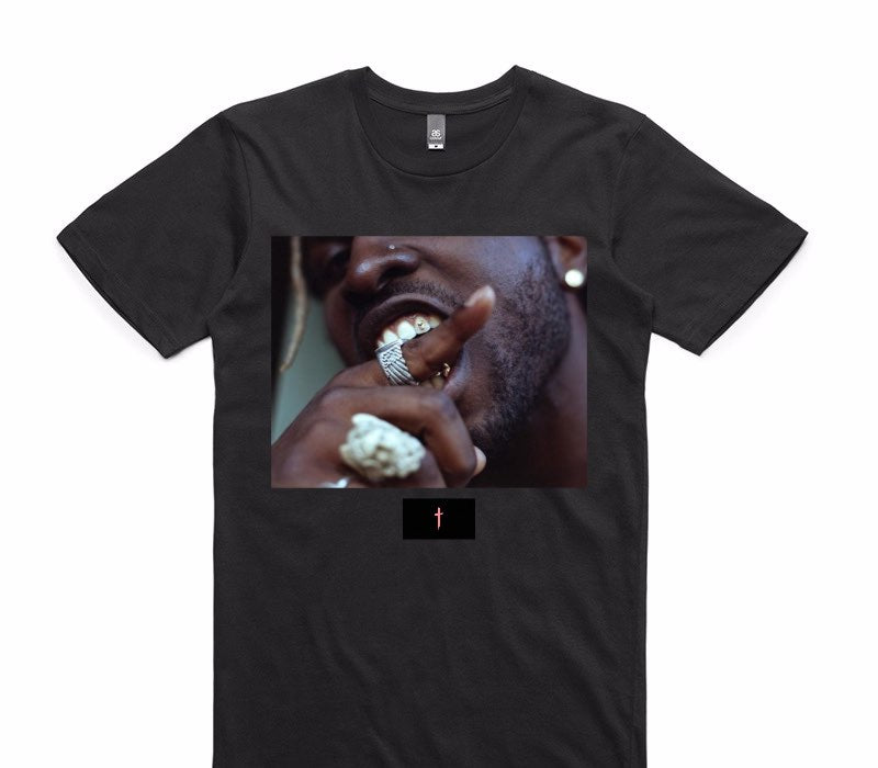 Custom AS Colour 100% Cotton Black T-Shirt