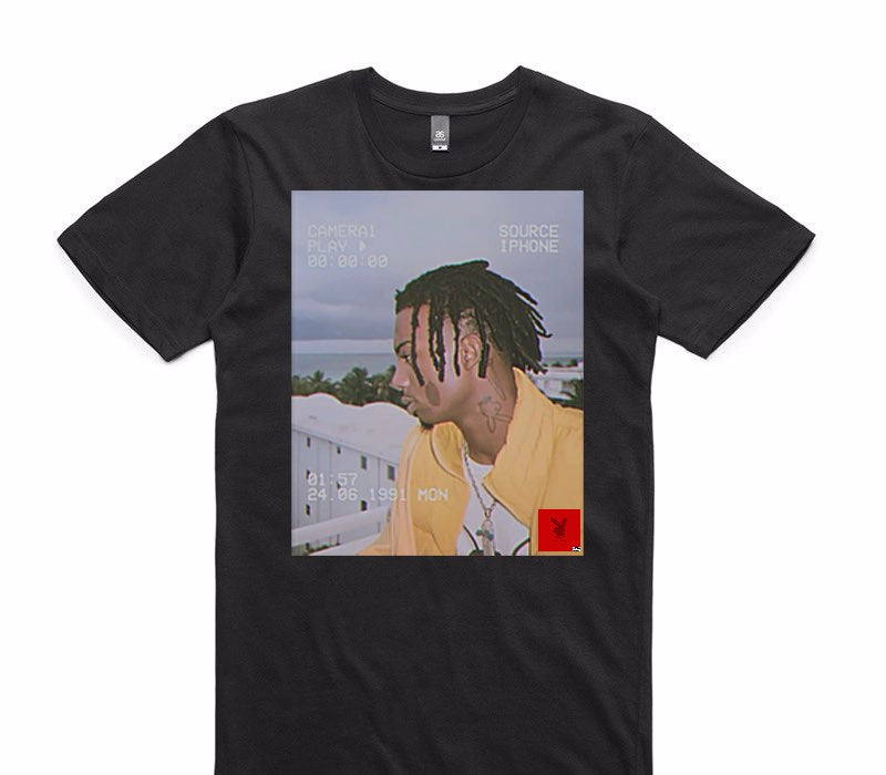 Custom AS Colour 100% Cotton Black T-Shirt