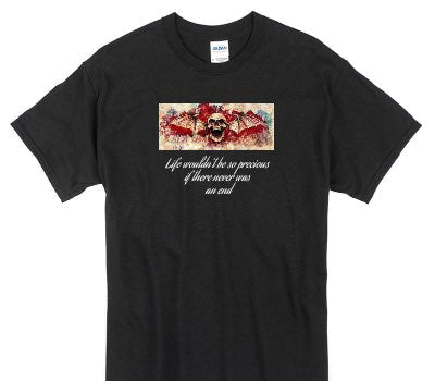 Custom Gildan 100% Cotton Black T-Shirt