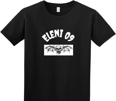 Custom Adult Soft Style 100% Cotton Black T-Shirt
