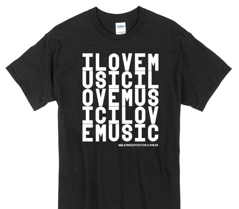 Custom Gildan 100% Cotton Black T-Shirt
