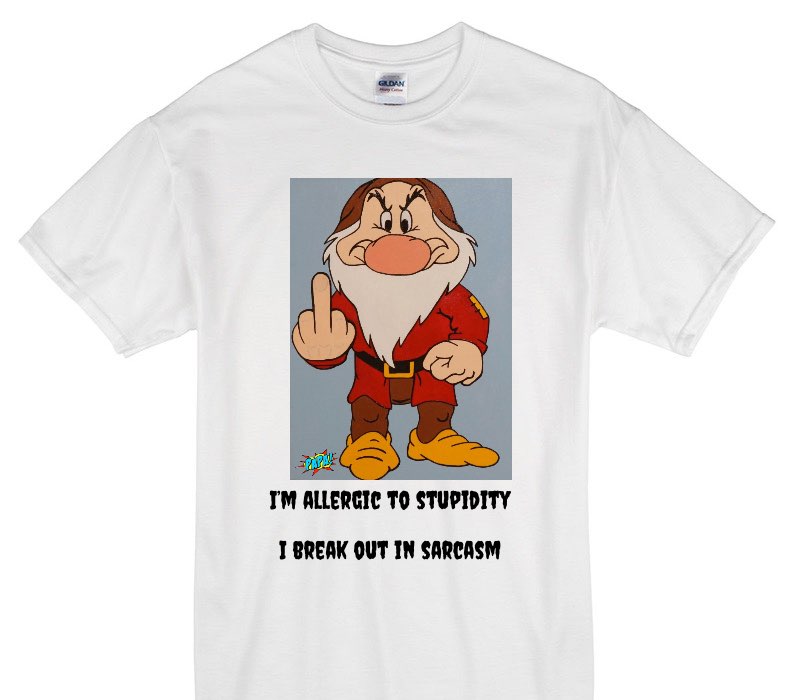 Custom Gildan 100% Cotton White T-Shirt