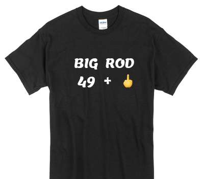 Custom Gildan 100% Cotton Black T-Shirt